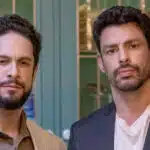 Rainer Cadete (Luigi) e Cauã Reymond (Caio) em Terra e Paixão (Reprodução / Globo)