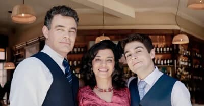 Carmo Dalla Vecchia, Ana Cecília Costa e Daniel Rangel em Amor Perfeito (Divulgação / Globo)