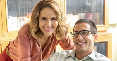 Leona Cavalli e Rafael Gualandi como Gladys e Enzo em Terra e Paixão (Divulgação / Globo)