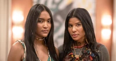 Rafaela Cocal e Suyane Moreira em Terra e Paixão (Divulgação / Globo)