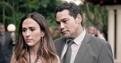 Anely (Tatá Werneck) e Tadeu (Claudio Gabriel) em Terra e Paixão