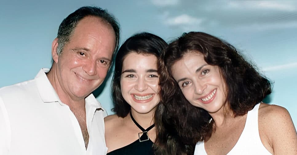 Claudio Marzo, Alexandra Marzo e Betty Faria