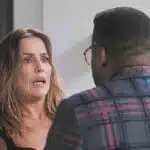 Lara (Deborah Secco) e Mário (Lázaro Ramos) em Elas por Elas