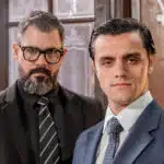 Juliano Cazarré e Felipe Simas em Fuzuê