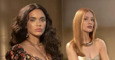 Giovana Cordeiro e Marina Ruy Barbosa em Fuzuê (Reprodução / Globo)