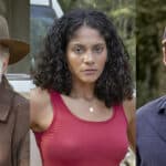 Tony Ramos, Barbara Reis e Leandro Lima em Terra e Paixão