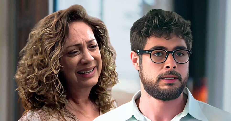 Eliane Giardini e Rafael Vitti em Terra e Paixão