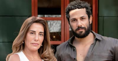 Irene (Gloria Pires) e Ramiro (Amaury Lorenzo) em Terra e Paixão
