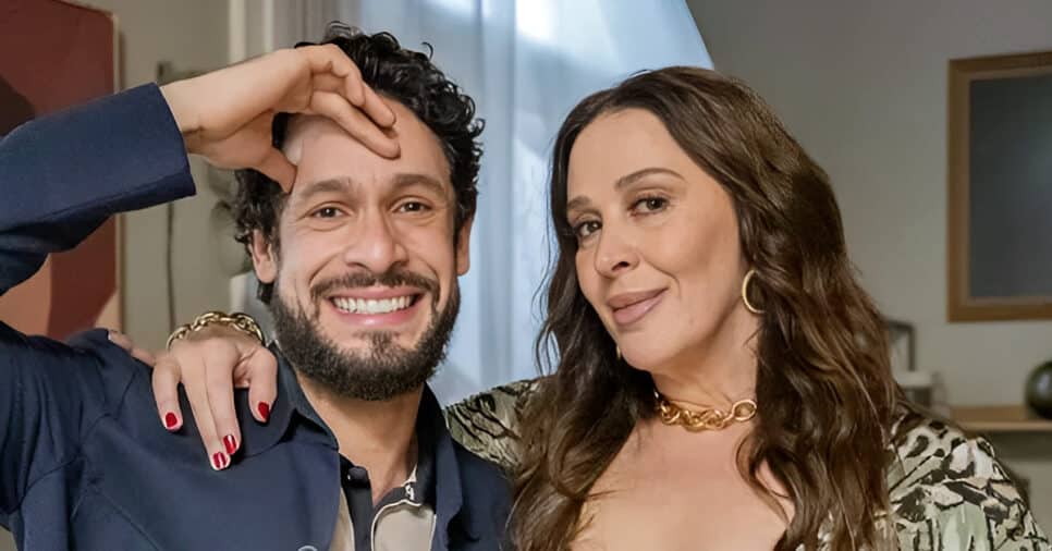 Rainer Cadete e Claudia Raia em Terra e Paixão