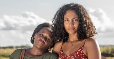 Tatiana Tiburcio e Barbara Reis em Terra e Paixão (Divulgação / Globo)