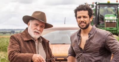 Tony Ramos e Amaury Lorenzo em Terra e Paixão (Divulgação / Globo)