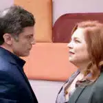 Jonas (Mateus Solano) e Helena (Isabel Teixeira) em Elas por Elas