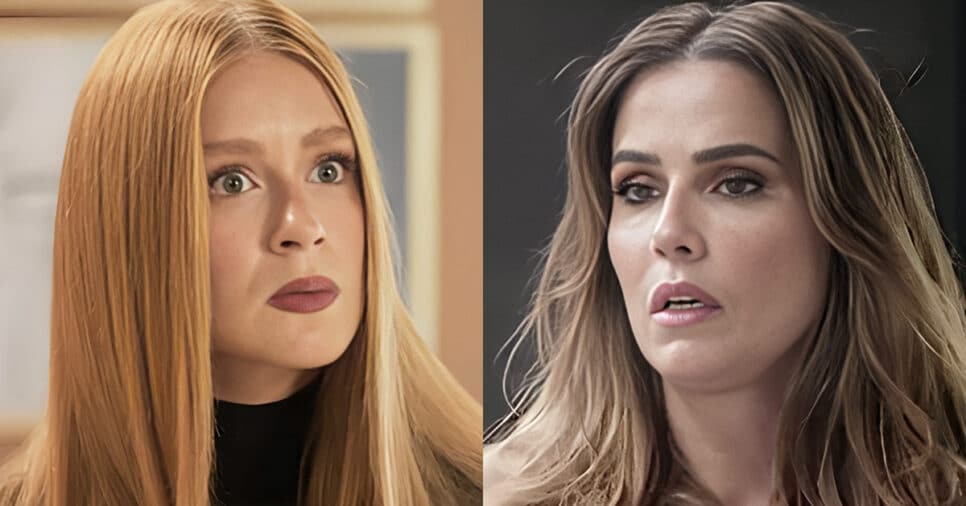 Marina Ruy Barbosa em Fuzuê e Deborah Secco em Elas por Elas