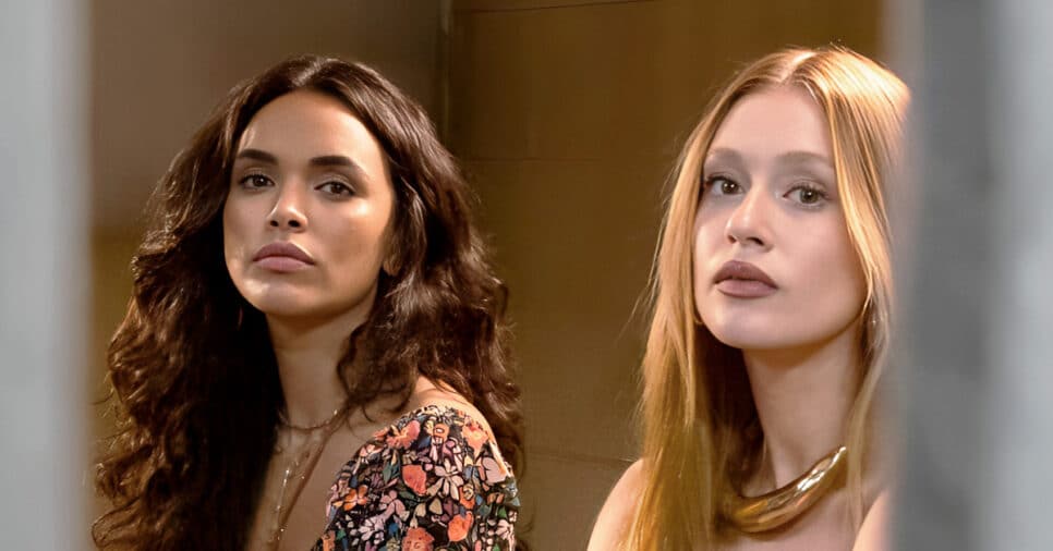 Giovana Cordeiro e Marina Ruy Barbosa em Fuzuê