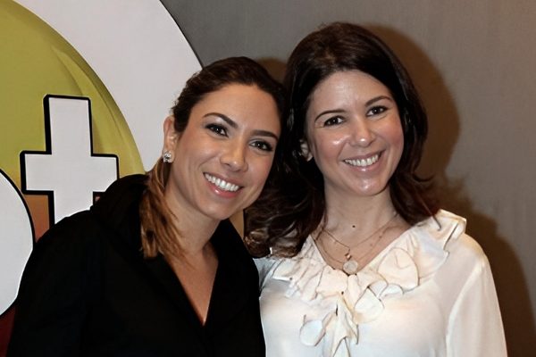 Patrícia Abravanel e Daniela Beyruti, filhas de Silvio Santos