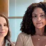 Lucinda (Débora Falabella) e Aline (Barbara Reis) em Terra e Paixão