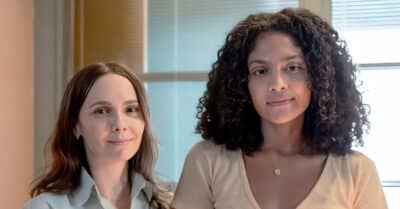 Lucinda (Débora Falabella) e Aline (Barbara Reis) em Terra e Paixão (Divulgação / Globo)
