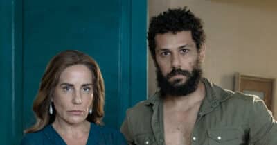 Irene (Gloria Pires) e Ramiro (Amaury Lorenzo) em Terra e Paixão (Divulgação / Globo)