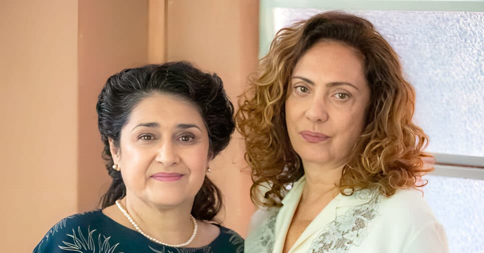 Inez Viana e Eliane Giardini em Terra e Paixão