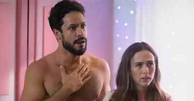Luigi (Rainer Cadete) e Anely (Tata Werneck) em Terra e Paixão