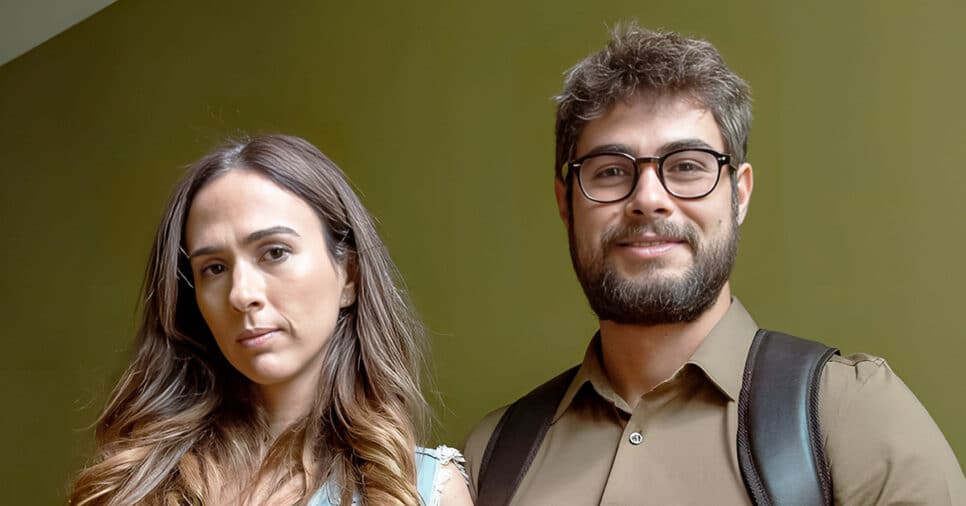 Tata Werneck (Anely) e Rafael Vitti (Hélio) em Terra e Paixão