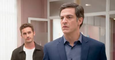 Giovanni (Filipe Bragança) e Jonas (Mateus Solano) em Elas por Elas