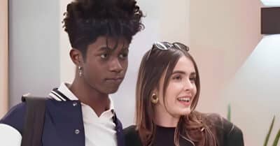 Tony (Richard Abelha) e Cris (Valentina Herszage) em Elas por Elas