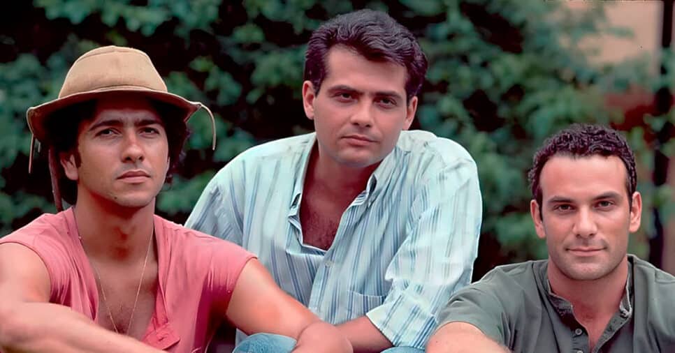 Marcos Palmeira, Tarcísio Filho e Marco Ricca em Renascer