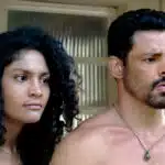 Aline (Barbara Reis) e Caio (Cauã Reymond) em Terra e Paixão