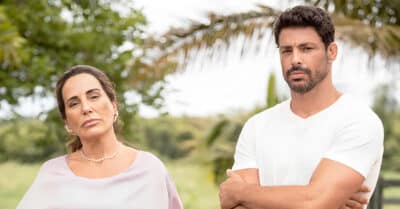 Gloria Pires e Cauã Reymond em Terra e Paixão (Divulgação / Globo)