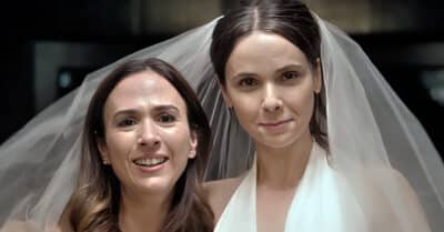 Anely (Tata Werneck) e Lucinda (Débora Falabella) em Terra e Paixão (Divulgação / Globo)