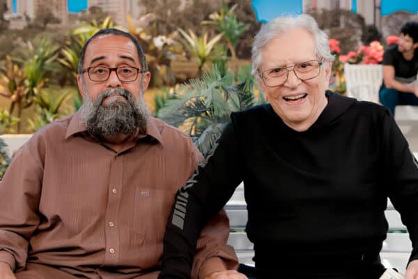 Alexandre Régis e Carlos Alberto de Nóbrega em A Praça É Nossa