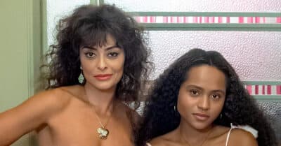 Jacutinga (Juliana Paes) e Maria Santa (Duda Santos) em Renascer