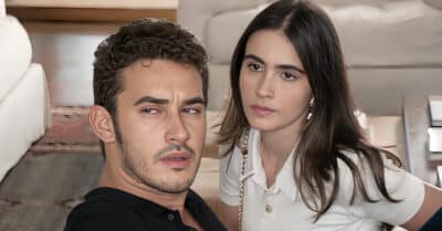 Giovanni (Filipe Bragança) e Cris (Valentina Herszage) em Elas por Elas