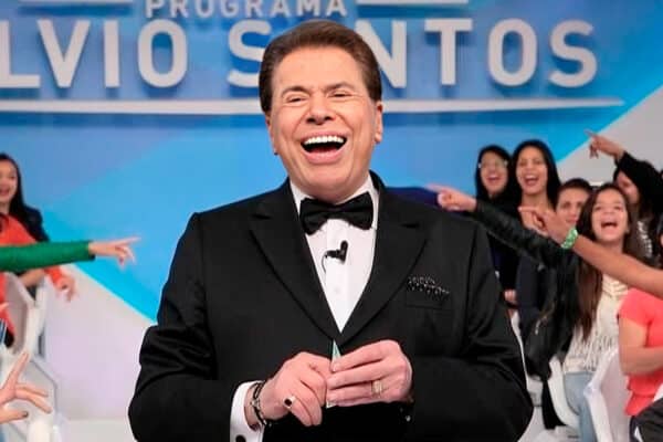 Silvio Santos em seu programa no SBT