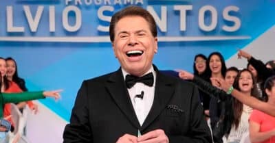 Silvio Santos em seu programa no SBT