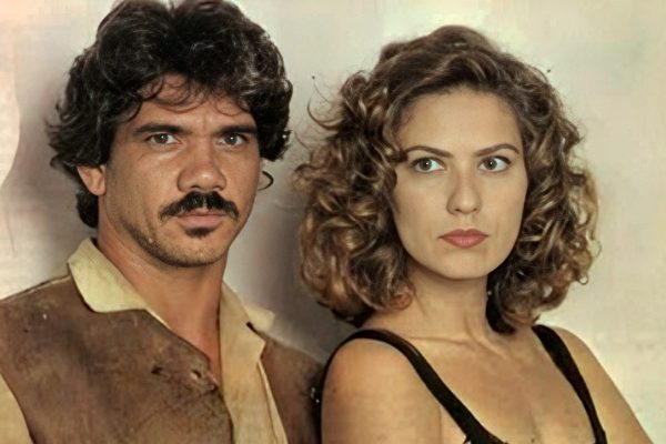 Damião (Jackson Antunes) e Eliana (Patrícia Pillar) em Renascer