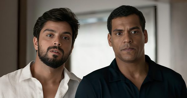 Rodrigo Simas e Marcelo Mello Jr. em Renascer