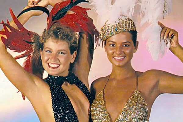 Xuxa e Luiza Brunet no início dos anos 80