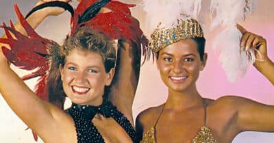 Xuxa e Luiza Brunet no início dos anos 80