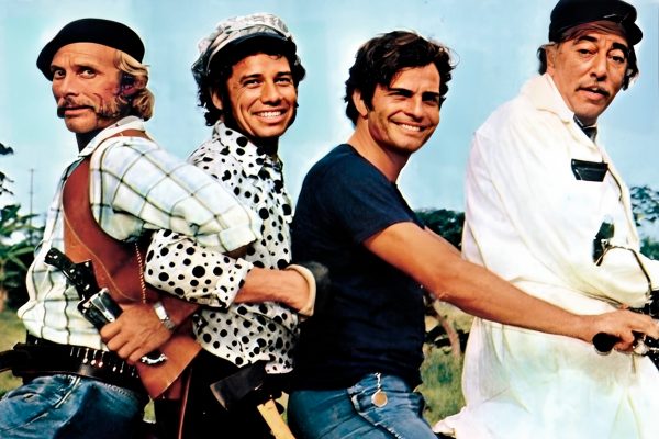 Dary Reis, Stenio Garcia, Tarcísio Meira e José Lewgoy em Cavalo de Aço