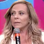 Christina Rocha na coletiva de lançamento do Tá na Hora