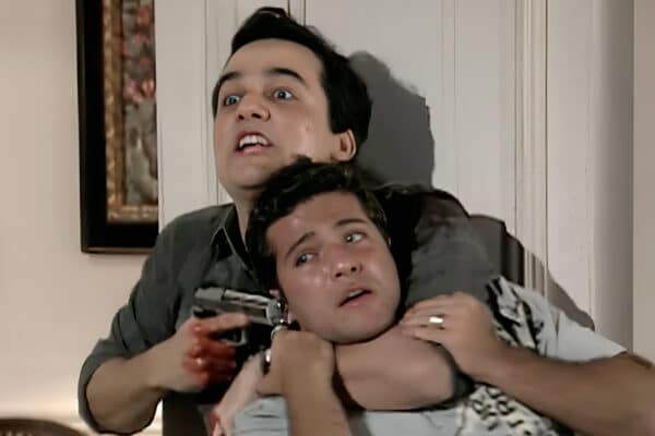 Wagner Moura e Bruno Gagliasso em Paraíso Tropical