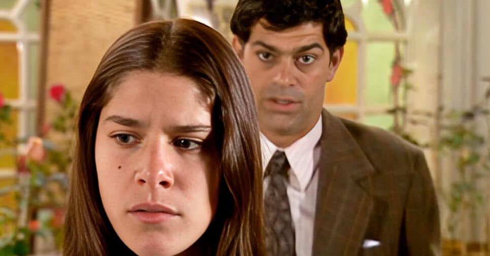 Priscila Fantin e Eduardo Moscovis em Alma Gêmea