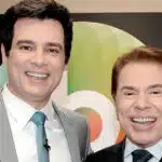 Celso Portiolli e Silvio Santos