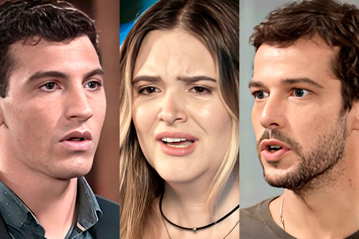 Henrique Barreira, Juliana Paiva e Jayme Matarazzo em Família é Tudo