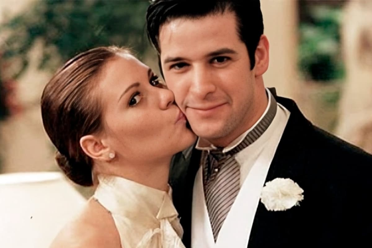 Carolina Dieckmann e Murilo Benício em Por Amor