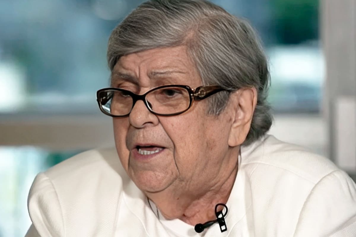 A atriz Hilda Rebello