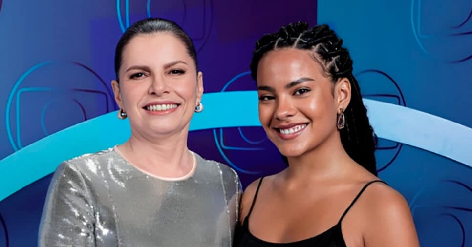 Débora Bloch e Bella Campos no Upfront 2025