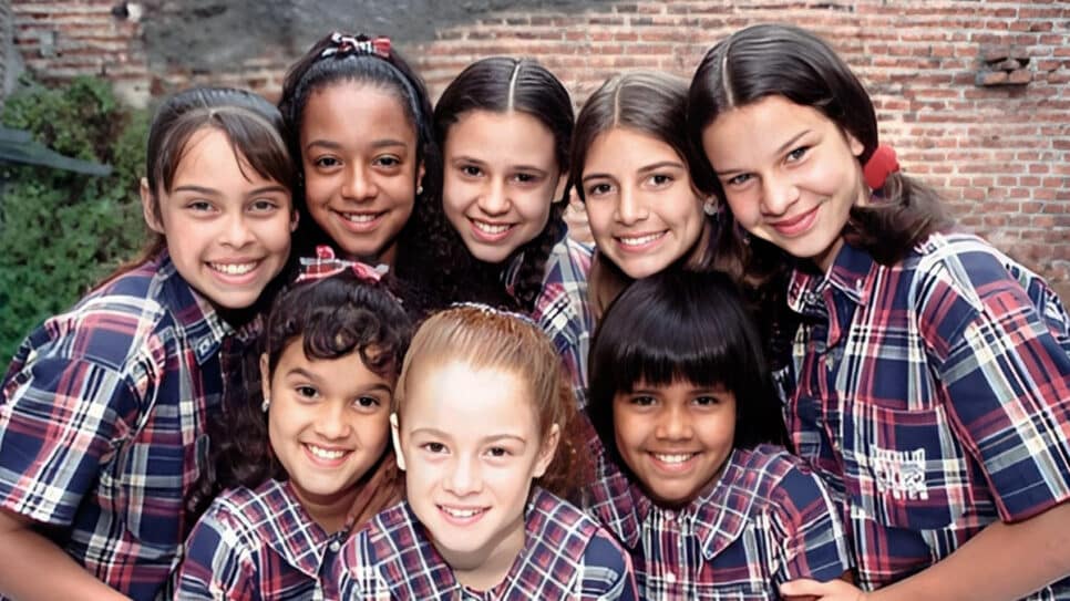 Parte do elenco da primeira versão de Chiquititas